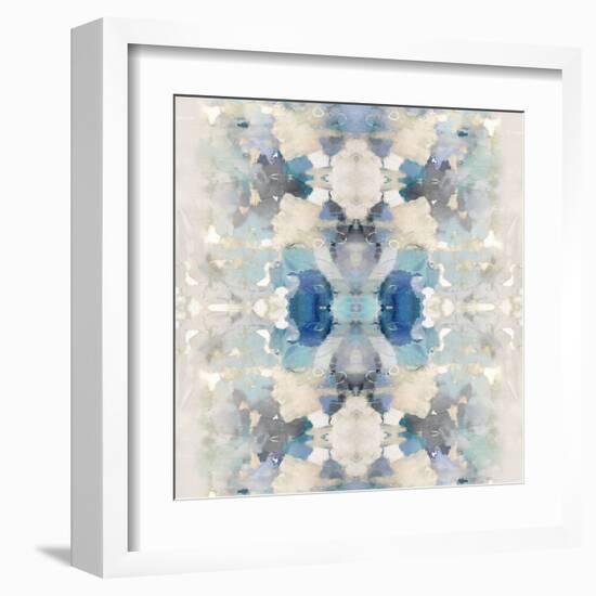 Resonate Blue and Aqua-Ellie Roberts-Framed Art Print