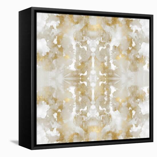 Resonate in Gold I-Ellie Roberts-Framed Stretched Canvas