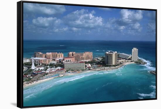 Resort Hotels in Cancun-Danny Lehman-Framed Stretched Canvas