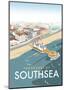 Resort of Southsea - Dave Thompson Contemporary Travel Print-Dave Thompson-Mounted Art Print