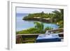 Resort on the Water, Roatan Island, Honduras-Keren Su-Framed Photographic Print