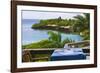 Resort on the Water, Roatan Island, Honduras-Keren Su-Framed Photographic Print