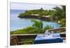 Resort on the Water, Roatan Island, Honduras-Keren Su-Framed Photographic Print