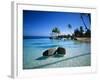 Resort Tahiti French Polynesia-null-Framed Premium Photographic Print