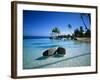 Resort Tahiti French Polynesia-null-Framed Premium Photographic Print