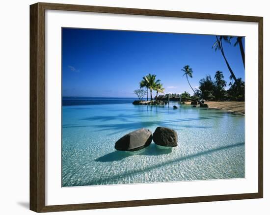 Resort Tahiti French Polynesia-null-Framed Photographic Print