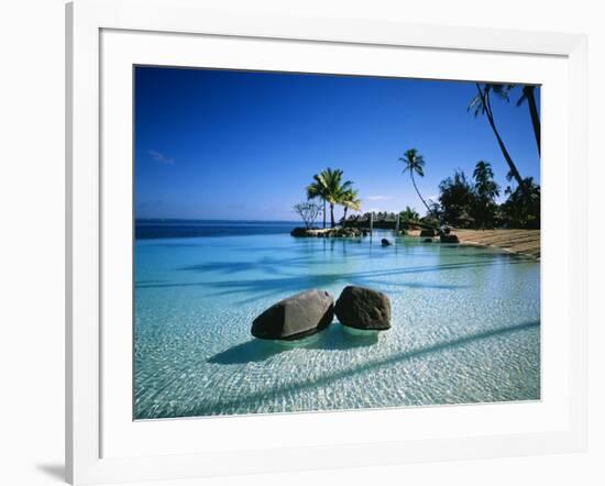 Resort Tahiti French Polynesia-null-Framed Photographic Print