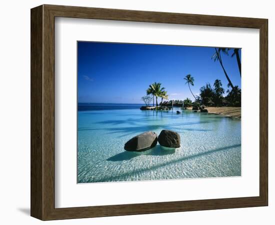 Resort Tahiti French Polynesia-null-Framed Photographic Print