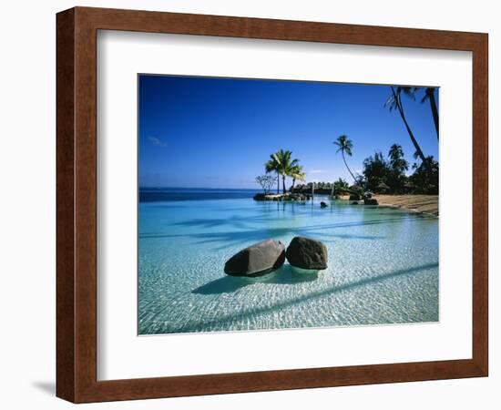 Resort Tahiti French Polynesia-null-Framed Photographic Print