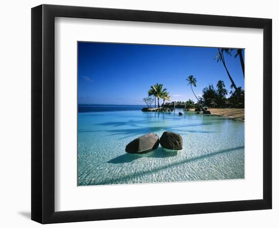 Resort Tahiti French Polynesia-null-Framed Photographic Print