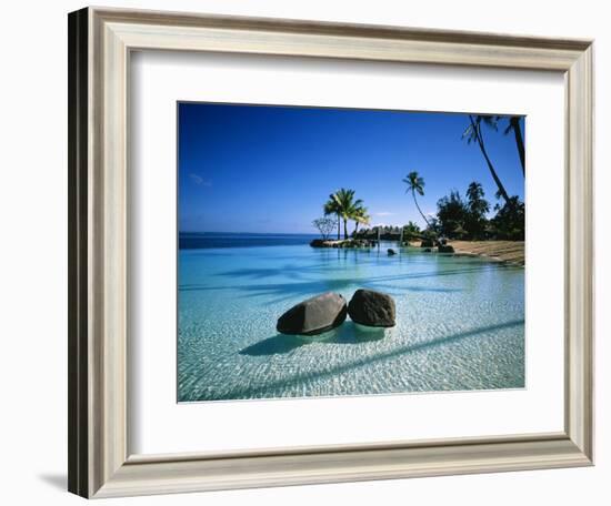 Resort Tahiti French Polynesia-null-Framed Photographic Print