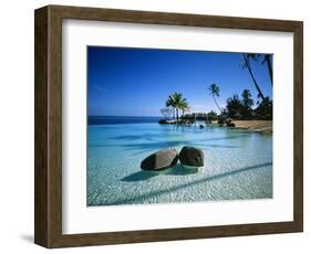 Resort Tahiti French Polynesia-null-Framed Premium Photographic Print