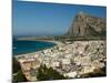 Resort Town View and Monte Monaco, San Vito Lo Capo, Sicily, Italy-Walter Bibikow-Mounted Photographic Print