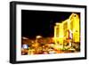 Resort Vegas - In the Style of Oil Painting-Philippe Hugonnard-Framed Giclee Print