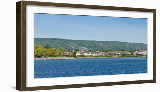 Resorts and apartment buildings in Collingwood, Ontario, Canada-null-Framed Photographic Print