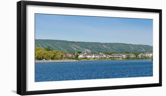 Resorts and apartment buildings in Collingwood, Ontario, Canada-null-Framed Photographic Print