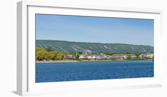 Resorts and apartment buildings in Collingwood, Ontario, Canada-null-Framed Photographic Print