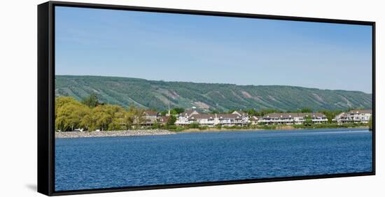 Resorts and apartment buildings in Collingwood, Ontario, Canada-null-Framed Stretched Canvas