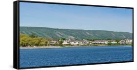 Resorts and apartment buildings in Collingwood, Ontario, Canada-null-Framed Stretched Canvas