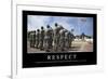 Respect: Citation Et Affiche D'Inspiration Et Motivation-null-Framed Photographic Print