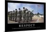 Respect: Citation Et Affiche D'Inspiration Et Motivation-null-Mounted Photographic Print