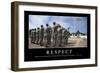 Respect: Inspirational Quote and Motivational Poster-null-Framed Photographic Print