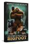 Respect Our Wildlife - Bigfoot-Lantern Press-Stretched Canvas