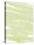 Respect Paint Lime-Melody Hogan-Stretched Canvas