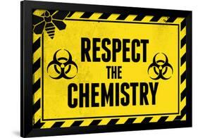 Respect the Chemistry Biohazard Television-null-Framed Art Print