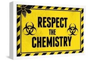 Respect the Chemistry Biohazard-null-Framed Poster