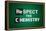 Respect the Chemistry Chalkboard-null-Framed Stretched Canvas