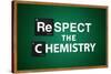 Respect the Chemistry Chalkboard-null-Stretched Canvas