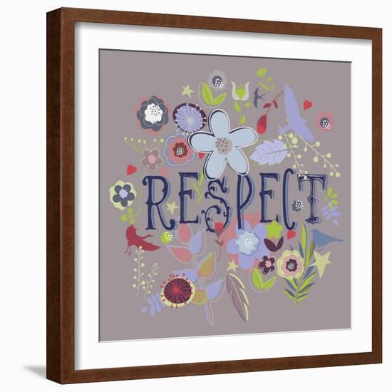 Respect-Ken Hurd-Framed Giclee Print