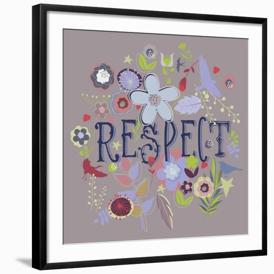 Respect-Ken Hurd-Framed Giclee Print