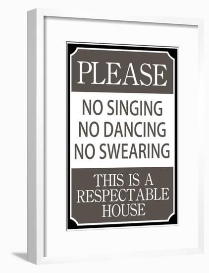 Respectable House-null-Framed Poster