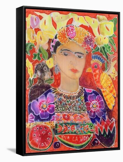 Respects to Frida Kahlo, 2002-Hilary Simon-Framed Stretched Canvas