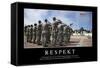 Respekt: Motivationsposter Mit Inspirierendem Zitat-null-Framed Stretched Canvas