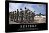 Respekt: Motivationsposter Mit Inspirierendem Zitat-null-Stretched Canvas