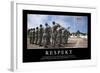 Respekt: Motivationsposter Mit Inspirierendem Zitat-null-Framed Photographic Print