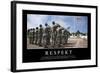 Respekt: Motivationsposter Mit Inspirierendem Zitat-null-Framed Photographic Print