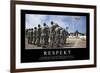 Respekt: Motivationsposter Mit Inspirierendem Zitat-null-Framed Photographic Print