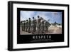 Respeto. Cita Inspiradora Y Póster Motivacional-null-Framed Photographic Print