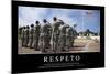 Respeto. Cita Inspiradora Y Póster Motivacional-null-Mounted Photographic Print