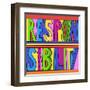 Responsibility-Howie Green-Framed Art Print