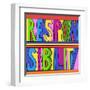 Responsibility-Howie Green-Framed Art Print