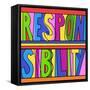 Responsibility-Howie Green-Framed Stretched Canvas