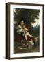 Rest, 1879 (Oil on Fabric)-William-Adolphe Bouguereau-Framed Giclee Print