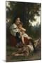 Rest, 1879 (Oil on Fabric)-William-Adolphe Bouguereau-Mounted Giclee Print