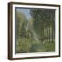 Rest Along the Stream, Edge of the Wood, Ca 1878-Alfred Sisley-Framed Giclee Print