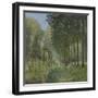 Rest Along the Stream, Edge of the Wood, Ca 1878-Alfred Sisley-Framed Giclee Print